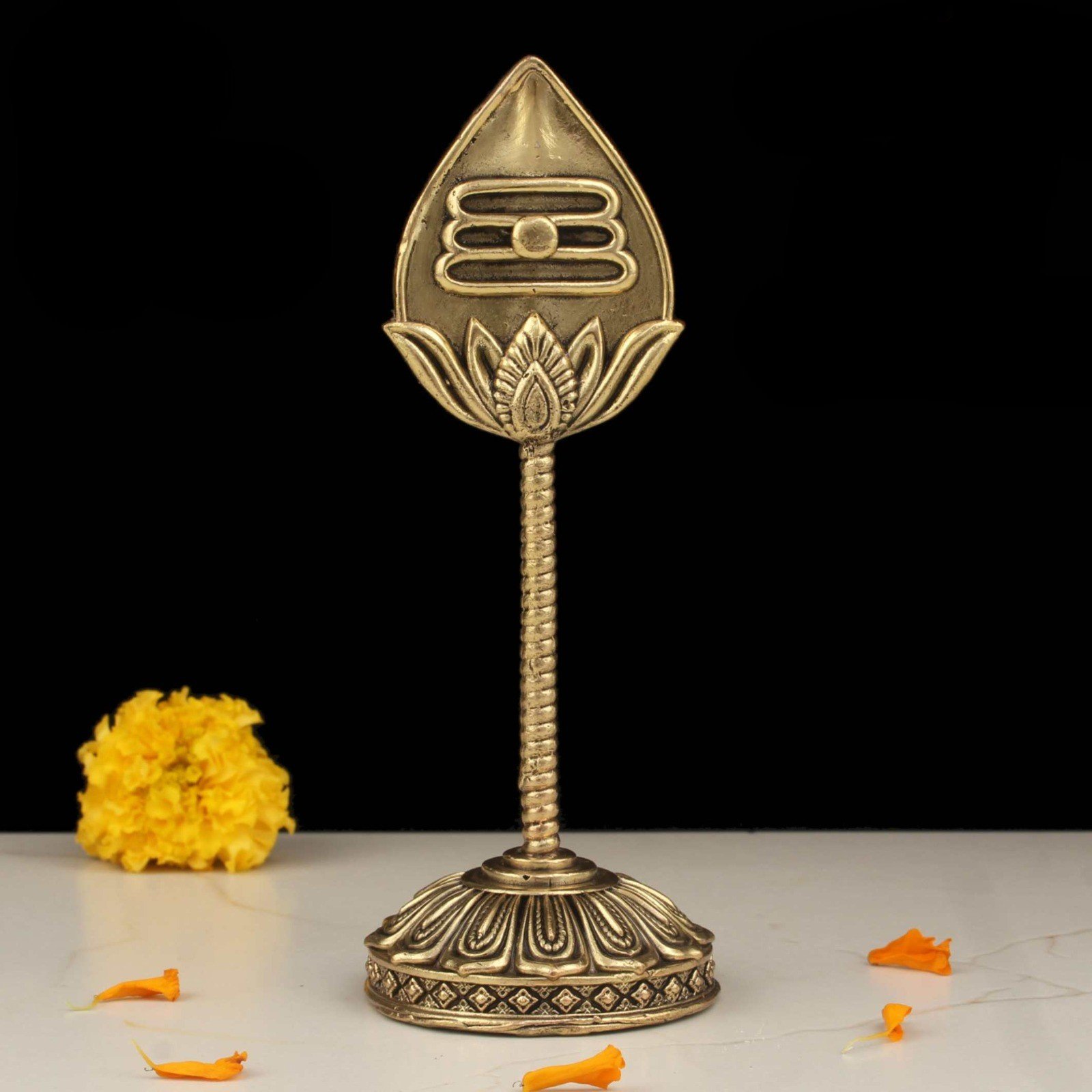 Brass Muruga Vel Idol for Home Decor & Spiritual Gifting
