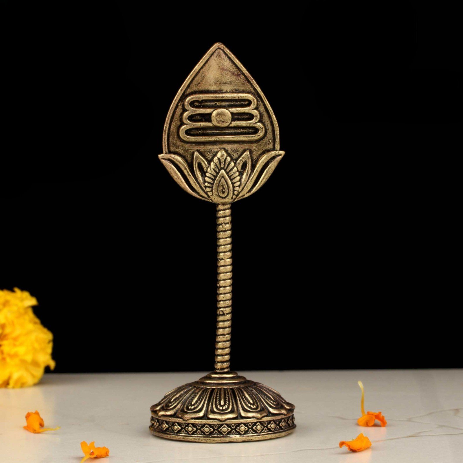 Brass Muruga Vel Idol for Pooja Room & Spiritual Gifting